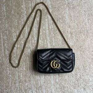 Black Quilted Shoulder Bag